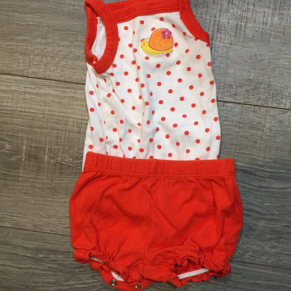 Matching Onsie and shorts